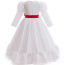 Girls Annabelle Horror Doll Costume - White Dress Annabelle Cosplay