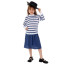 Girls Bank Robber Costume - Shirt Skirt Mask Hat Bank Robber Cosplay