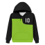 Ben 10 Ben Tennyson Costume -  Black and Green Number 10 Hoodie Ben Ten Cosplay