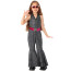 Girls Disco Queen Costume - Sparkling Black Jumpsuit Disco Cosplay