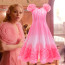 Girls Wicked Glinda Costume - Long Pink Dress Glinda Cosplay