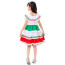 Girls Mexican Jalisco Dress Costume - White Dress Mexican Jalisco Dress Cosplay