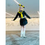 Vocaloid Kagamine Rin Costume - Black Uniform Kagamine Rin Cosplay