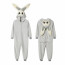 Pop Mart Labubu The Monsters Grey Labubu Costume - Grey Onesie Jumpsuit Labubu Cosplay