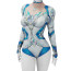 Marvel Rivals Emma Frost Default Style Swimsuit Costume - White Bodysuit Emma Frost Cosplay