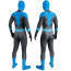 The Flash Blue Lantern Flash Costume - Bodysuit Mask Set Future Flash Cosplay