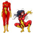 Marvel Spotlight Spider-Woman Jessica Drew Costume - Bodysuit Mask Set Spider-Woman Jessica Drew Cosplay