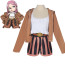 One Piece Jewelry Bonney Costume - Brown Jacket Shirt Shorts Set Jewelry Bonney Cosplay