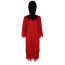 Red Demon Costume - Red Robe Hood Set Demon Cosplay