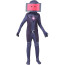 Skibidi Toilet Red TV Man Costume - Bodysuit Mask Set Red TV Man Cosplay