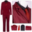 One Piece Sanji Costume - Red Black Suit Sanji Cosplay