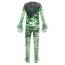 Kids Zoonomaly Stick Spider Monster Costume - Green Bodysuit Mask Stick Spider Monster Cosplay