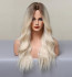 Kendall Jenner Wig - Long White Wavy Middle Parted Wig Kendall Jenner Cosplay Costume