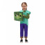 Kids Minecraft Zombie Costume - Mask And Suit Set Zombie Cosplay