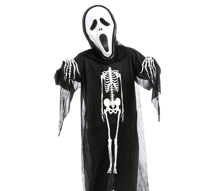 Kids Scream Costume With Mask
