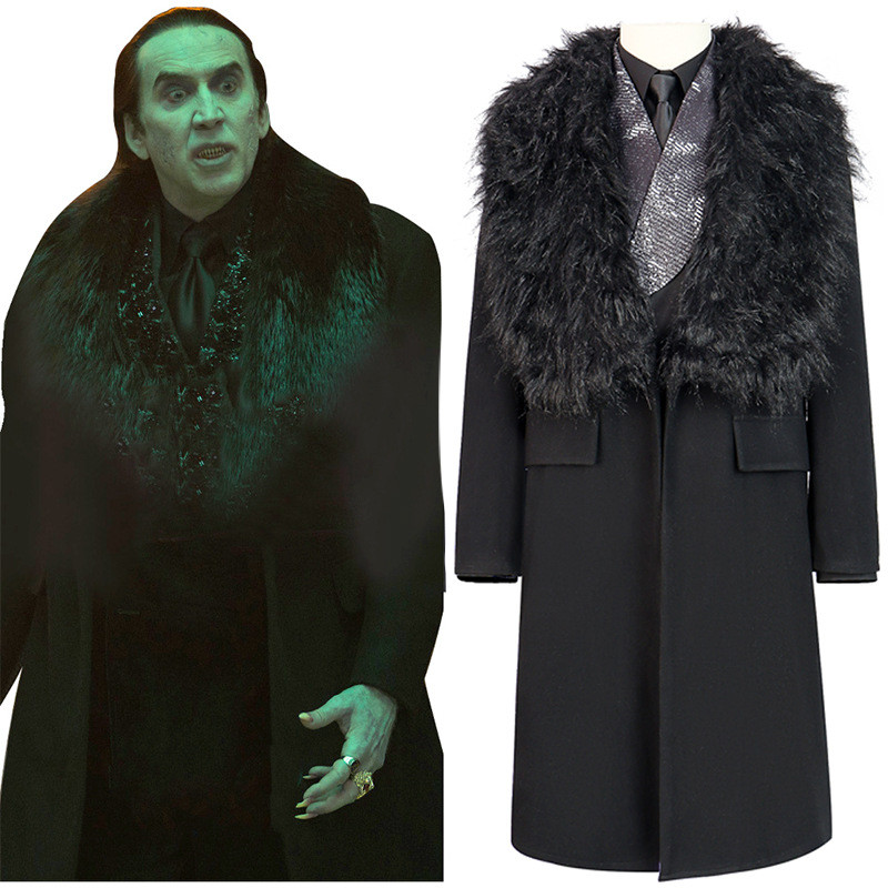 Renfield Dracula Costume - Black Coat Dracula Cosplay
