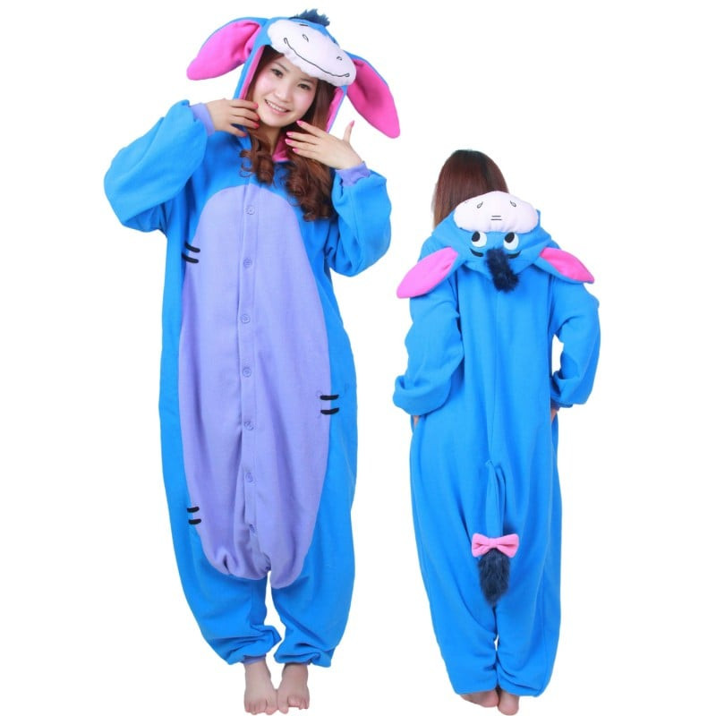 Kids Eeyore Costume - Onesie Jumpsuit Eeyore Cosplay