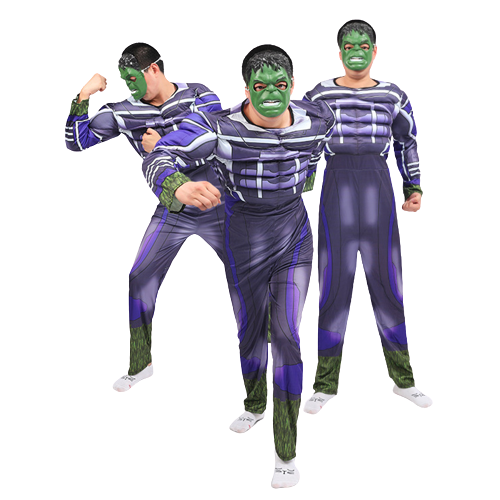 Men's Marvel Avengers Endgame Deluxe Hulk Costume and Mask