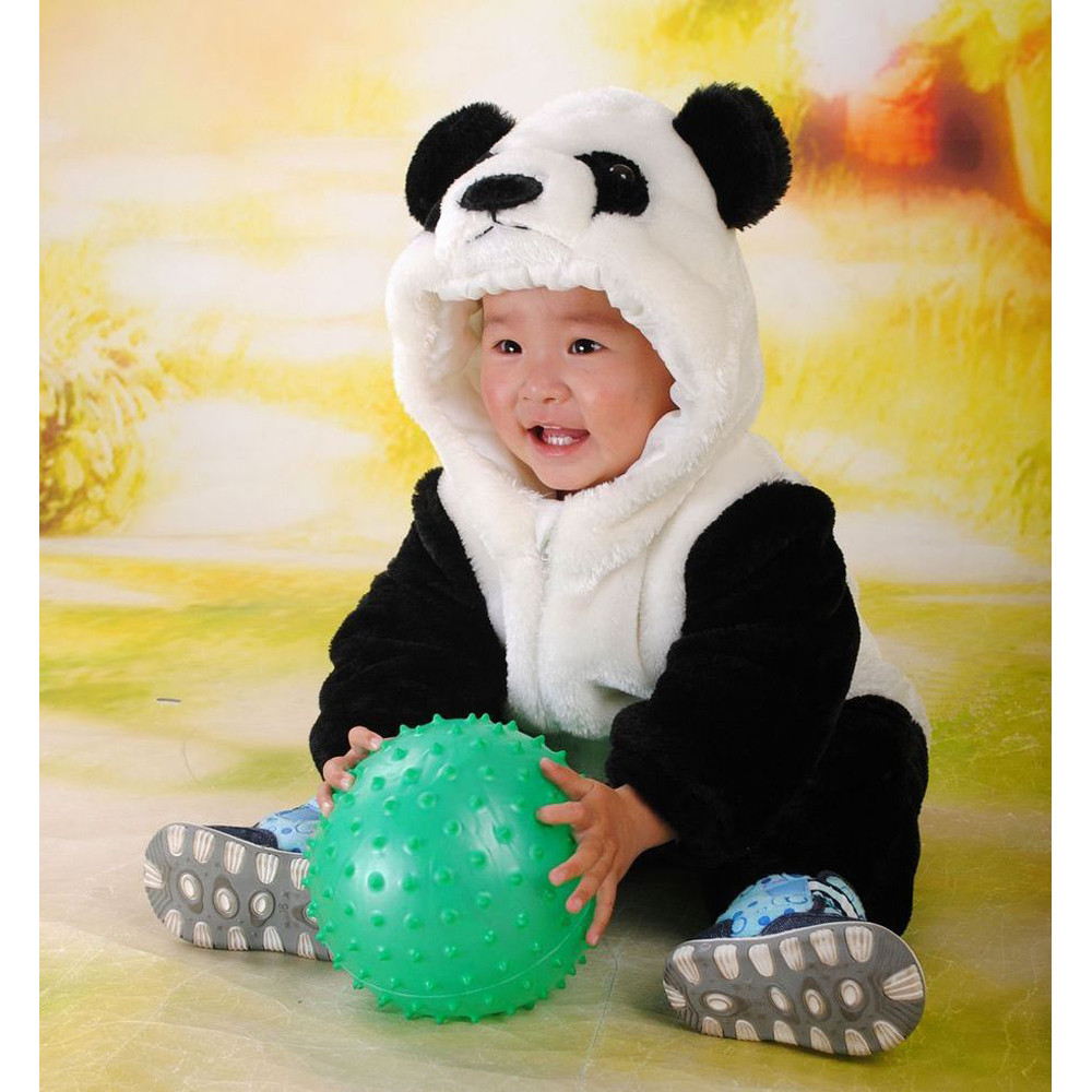 Baby Panda Silk Lining Costume InCharacter - Onesie Jumpsuit Panda Silk Lining Cosplay