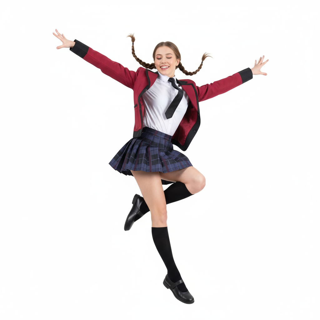 Kakegurui Compulsive Gambler Yumeko Jabami Costume - School Uniform Yumeko Jabami Cosplay