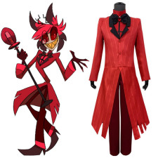 Hazbin Hotel Alastor Costume - Red Suit Pants Alastor Cosplay