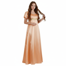 Bridgerton Medieval Regency Costume - Orange Dress Medieval Regency Cosplay