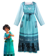 Encanto Julieta Madrigal Dress Kids Cosplay Costume