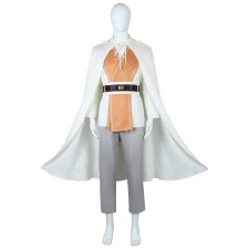Star Wars The Acolyte Sol Costume - Shirt Pants White Cloak Full Set Jedi Sol Cosplay