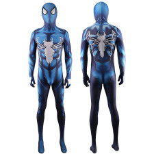Marvel Comics Venom: The Madness Blue Venom Costume - Muscle Bodysuit Blue Venom Cosplay