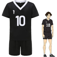 Haikyuu Rintaro Suna Costume - Black Jersey Rintaro Suna Cosplay