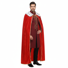 Medieval King Costume - Red Cape King Cosplay