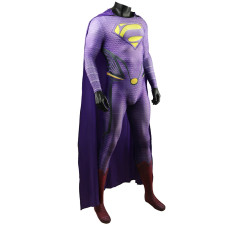 Superman Bizarro Costume - Purple Bodysuit Bizarro Cosplay
