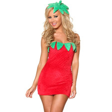 Sexy Strawberry Girl Cosplay Costume