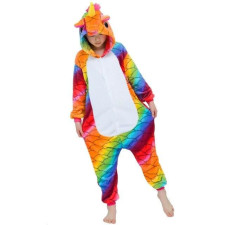 Kids Rainbow Scales Unicorn Costume - Onesie Jumpsuit Rainbow Scales Unicorn Cosplay