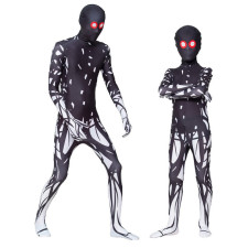 Creepy Pasta Zalgo Costume - Full Suit Mask Set Zalgo Cosplay