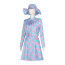 Barbie Movie 2023 Margot Robbie Costume - Blue Coat Dress Barbie Margot Robbie Cosplay