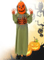 Kids Bleeding Pumpkin Skeleton Costume - Robe Mask Set Bleeding Pumpkin Skeleton Cosplay