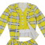 Girls Clueless Cher Horowitz Costume - Checkered Suit Skirt Set Cher Horowitz Cosplay