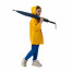 Kids Coraline Costume - Yellow Raincoat Set Coraline Cosplay