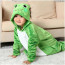Kids Green Frog Costume - Onesie Jumpsuit Green Frog Cosplay