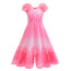 Girls Wicked Glinda Costume - Long Pink Dress Glinda Cosplay