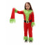 Kids Grinch Santa Costume - Red Fuzzy Suit Grinch Santa Cosplay