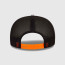 McLaren Cap Hat - Orange Stripe White Logo Hat McLaren Costume Cosplay Prop