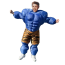 Blue Muscle Man Inflatable Costume - Blue Muscleman Cosplay