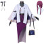 Honkai Star Rail Kafka Deluxe Costume - White Purple Dress Accessories Wig Set Kafka Cosplay