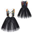Girls K-Pop Demon Hunters Rumi Costume - Black Gold Tutu Dress Stage Outfit Rumi Cosplay