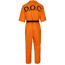 Men Luigi Mangione Prisoner Costume - Orange Jumpsuit Luigi Mangione Cosplay