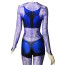 Teen Titans Blackfire Costume - Purple Comic Style Bodysuit Blackfire Cosplay