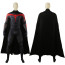Batman & Robin Movie 1997 Robin Chris o'Donnell Costume - Black Red Bodysuit Cape Robin Cosplay