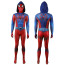 Spider-Man 2 Spider-Man Scarlet Spider III Red Blue Suit Costume - Bodysuit Spider-Man Scarlet Spider III Red Blue Cosplay